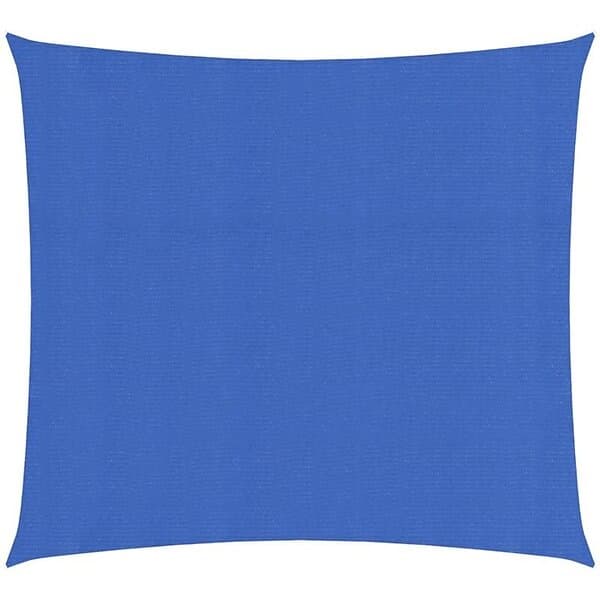 vidaXL Solsegel 160g/m² fyrkantig blå 4,5x4,5 m HDPE 311497