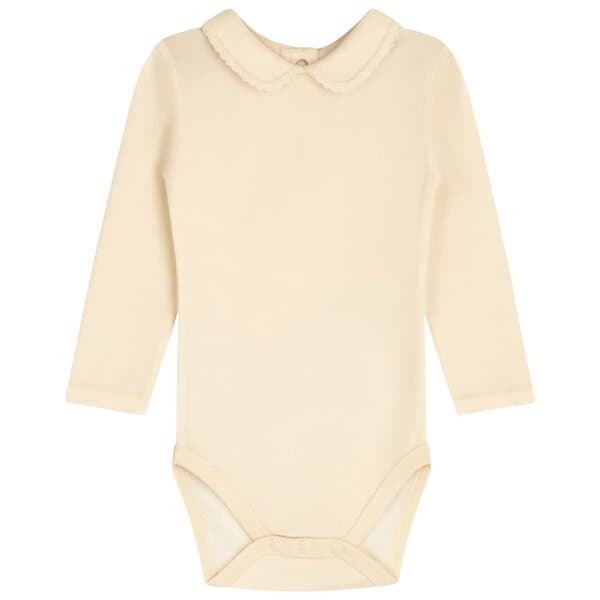 Hust&Claire Beate Baby Body Ecru Beige cm