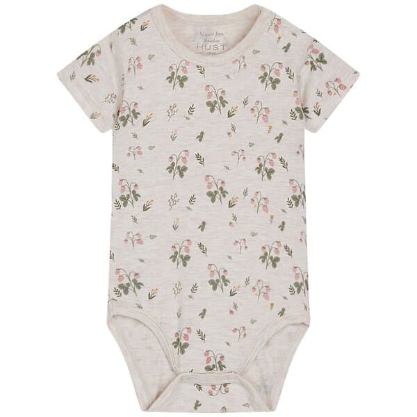 Hust&Claire Bue Blommig Baby Body Old Rosie Beige