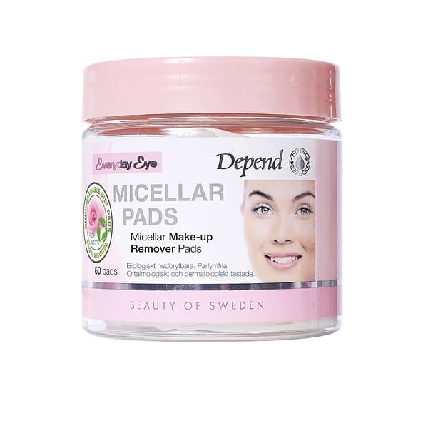 Depend Micellar Eye Make-Up Remover 60 pads