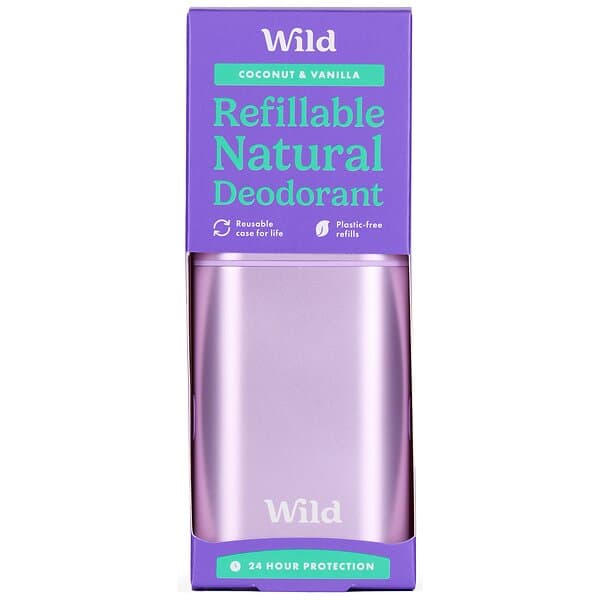 Wild Purple Case and Coconut & Vanilla Starter Pack Deodorant 40G