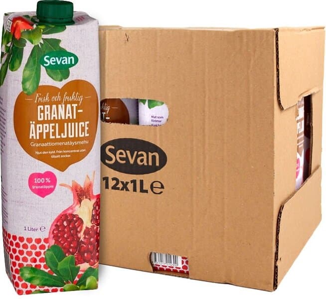 Sevan Granatäppeljuice 12x1L