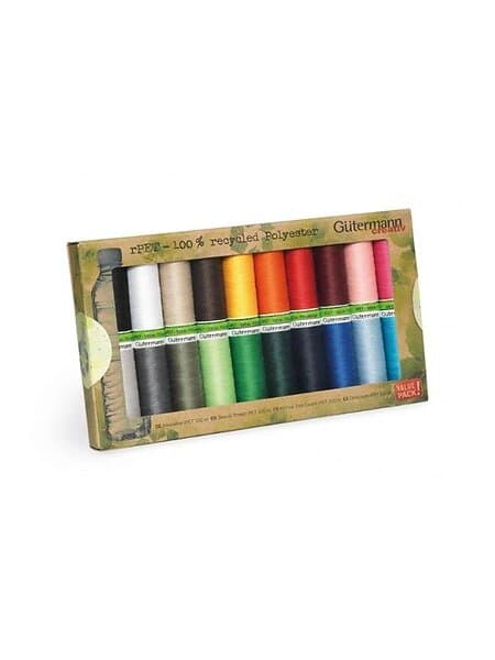 Gütermann Embroidery thread set universal thread 20 rl. at 100m