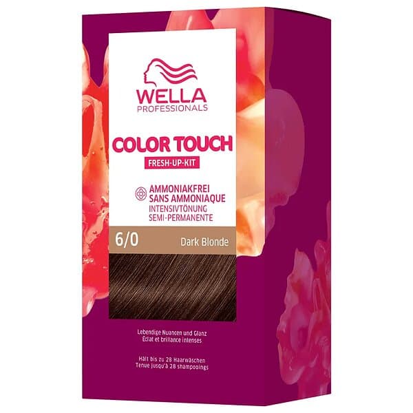 Wella Professionals Color Touch Pure Naturals 6/0 Dark Blonde 130ml, Blond, 130ml