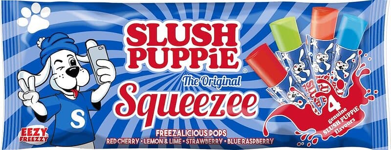 SLUSH PUPPiE Squeezee Freeze Pops 10pk