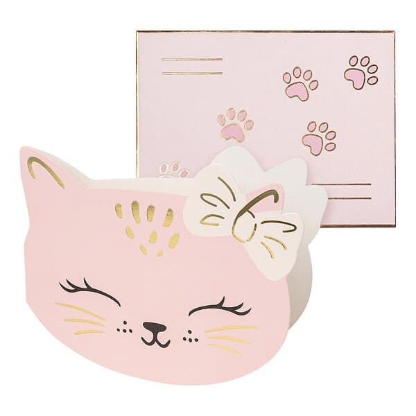 Inbjudningskort Kitty 6-pack