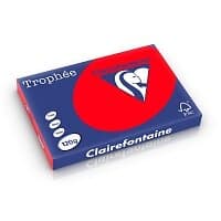 Clairefontaine 120g A3 papper korallröd 250 ark