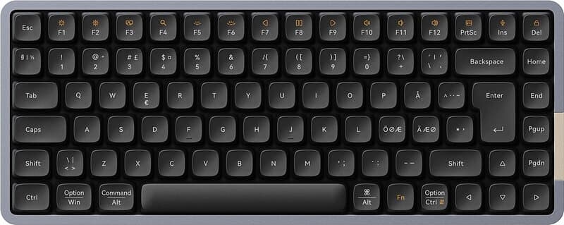 Lofree Flow84 Svart Tactile Kailh Phantom