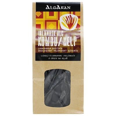 AlgAran Seaweed Irländsk Kelp/Kombu raw eko 40g