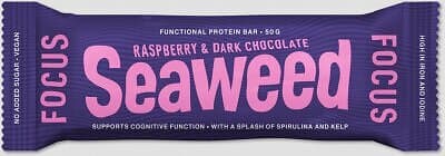 Seaweed Focus protein bar raspberry 50g