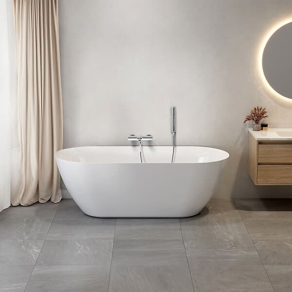 Bathlife Stillsam 140x73 (Vit)