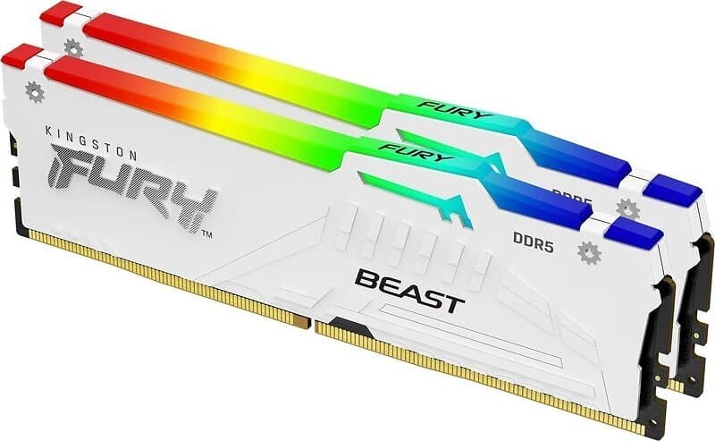 Kingston Fury Beast RGB 64GB (2x32GB) 6000MHz DDR5 CL40 KF560C40BWAK2-64