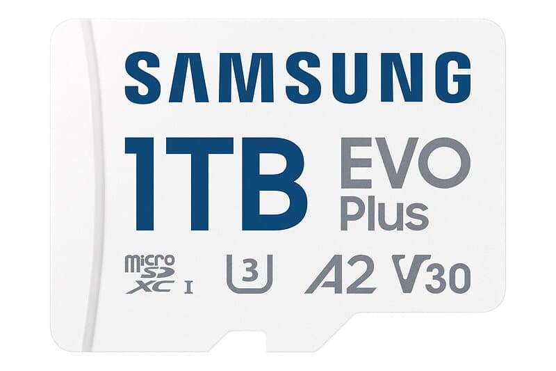 Samsung EVO Plus MC1T0SA MicroSDXC UHS-I U3 V30 A2 1TB