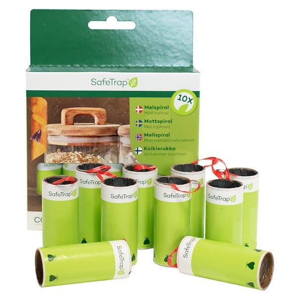 Safe Trap Mottspiral Fälla Mot Mjölmott 10-pack