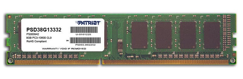 Patriot Signature DDR3 1333MHz 8GB (PSD38G13332)