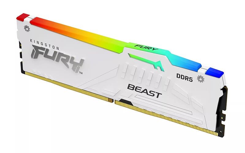 Kingston FURY Beast White RGB DDR5 6000MHz 16GB (KF560C36BWE2A-16)