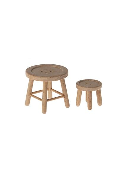 Maileg Table and Stool set Mouse