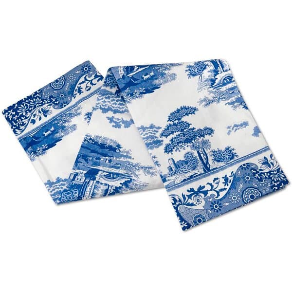 Spode Pimpernel Blue Italian Kökshandduk