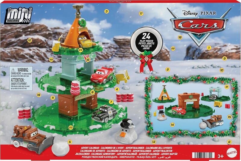Disney Cars Pixar Minis Advent Calendar 2024