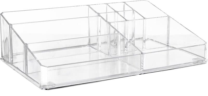 Clas Ohlson Makeup organizer, klar plast