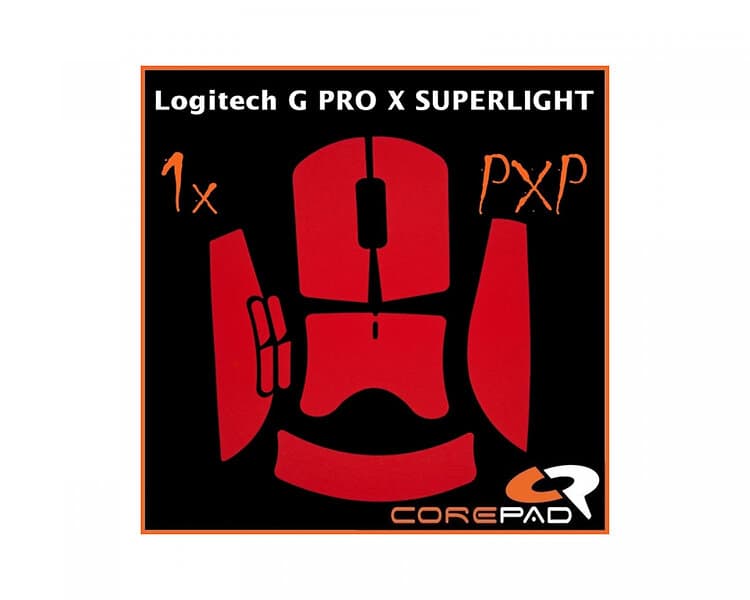 Corepad PXP Grips till Logitech G Pro X Superlight 2