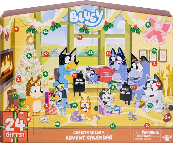 Bluey Christmas Advent Calendar 2024