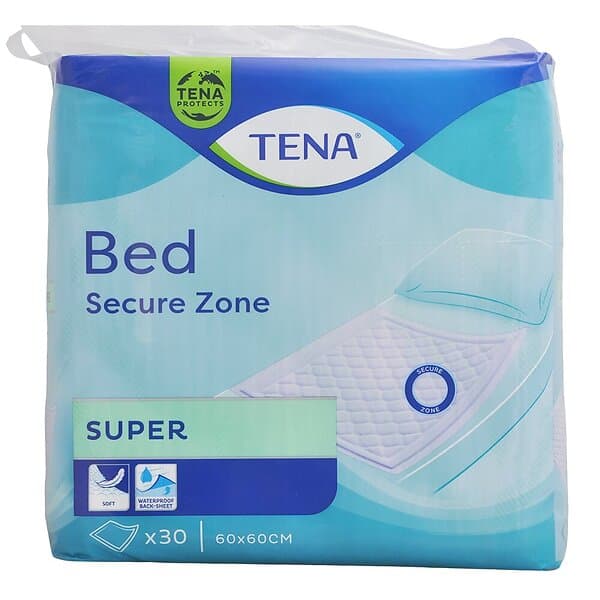 Tena Bed Secure Zone Super 60x60cm (30-pack)