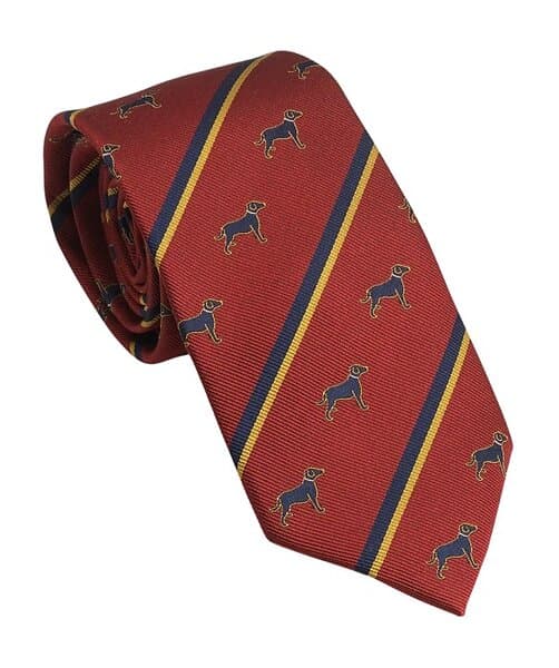 Laksen Regimental Stripe Dog Tie