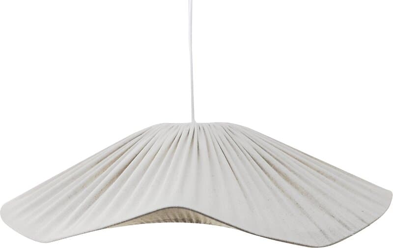Wave takskärmar linne vit (50cm)