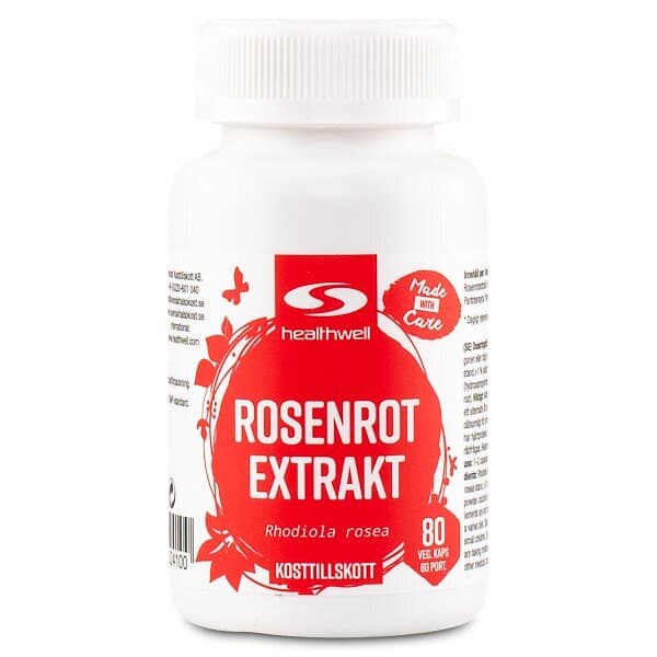 Healthwell Rosenrot Extrakt 80 kaps