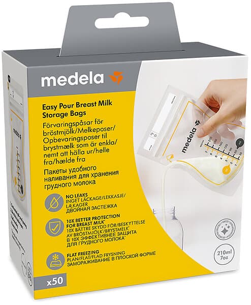 Medela Easy Pour Bröstmjölkpåsar 50-Pack