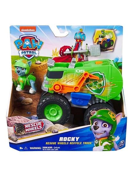 Spin Master Paw Patrol Rescue Wheels Rocky Rescue Wheels Recycle Truck