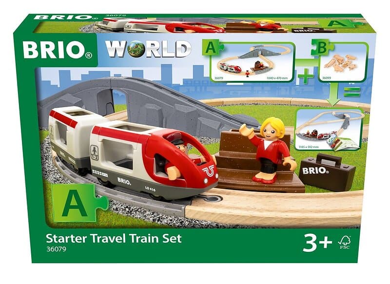 BRIO Startset med passagerartåg 36079