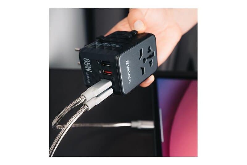 Verbatim GaN III 65W 5A 2xUSB 2x SB-C (32120)