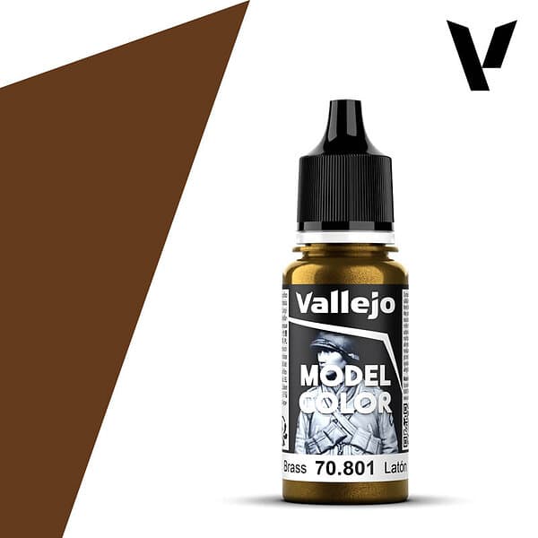 Vallejo 70.801 Model Color: Brass 18ml