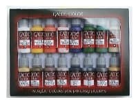 Vallejo 72.299 Akrylfärger, Paket med 16 x 17ml
