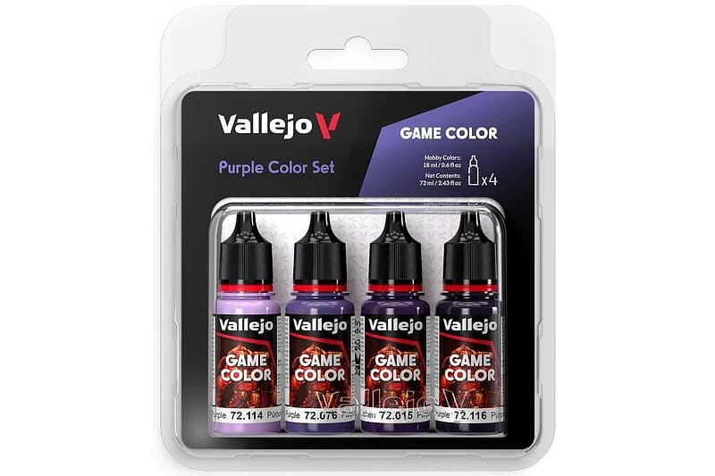 Vallejo set Game Color Purple 4x18ml