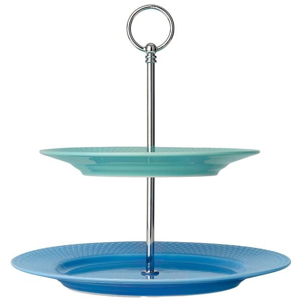 Lyngby Porcelæn Rhombe Color Kakfat 27cm