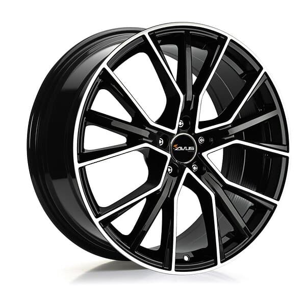 Avus AF18 Black Polished 10x22 5/112 ET26 CB66,6 Kulkona R14