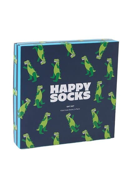 Happy Socks Kids 4-Pack Åhlens Gift Set Strumpor Unisex Blå 4-6Y