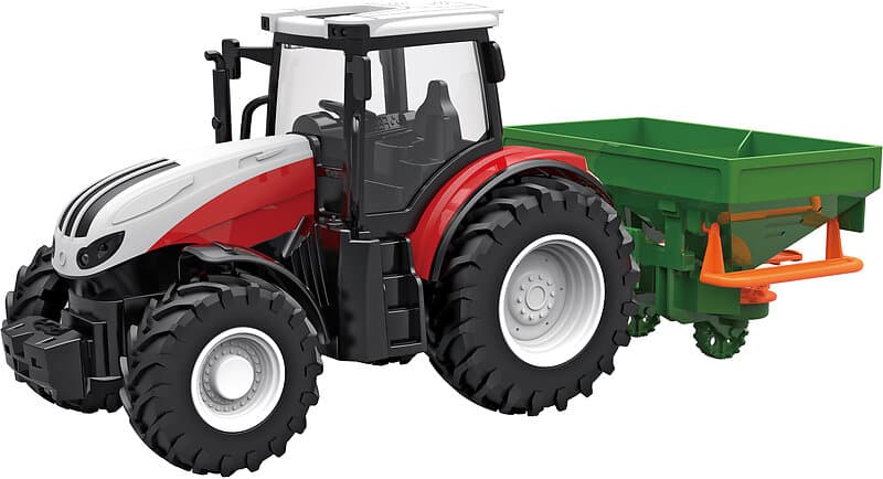 PowerX Radiostyrd Traktor med Släpvagn