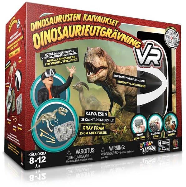 Abacus Steam Lab VR Dino-Utgrävning Aktivitetsset