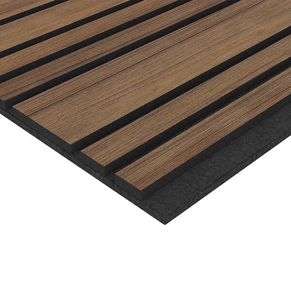 Lundbergs Akustikpanel Klassisk Barcode 2780x615x20 mm AKUSTIKPANEL KLASSISK BARCODE VALNÖT 2780X615X20 10288