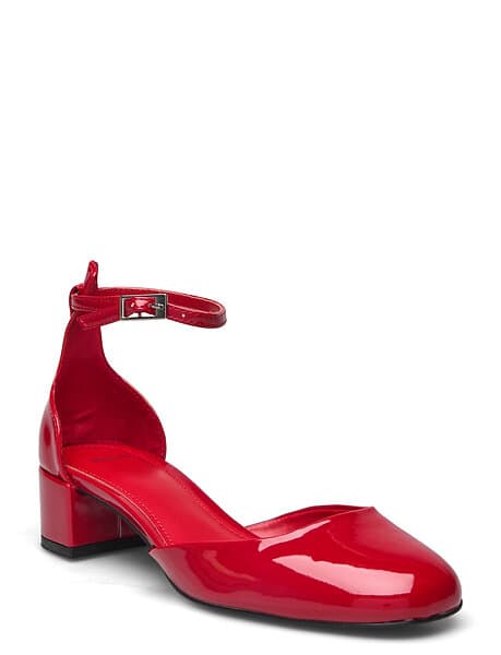 Mango Patent Leather-Effect Heeled Shoes (Dam)