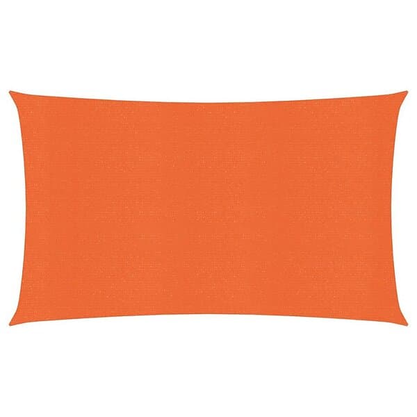 vidaXL Solsegel 160g/m² rektangulär orange 3x6 m HDPE