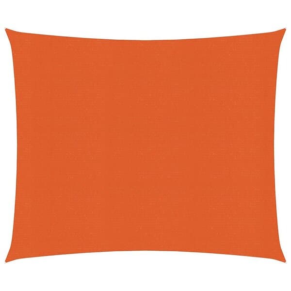 vidaXL Solsegel 160g/m² orange 2,5x3 m HDPE