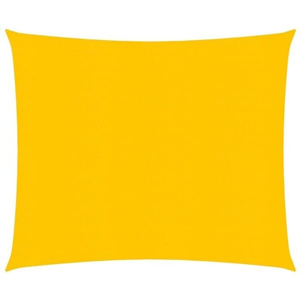 vidaXL Solsegel 160g/m² gul 2,5x3 m HDPE