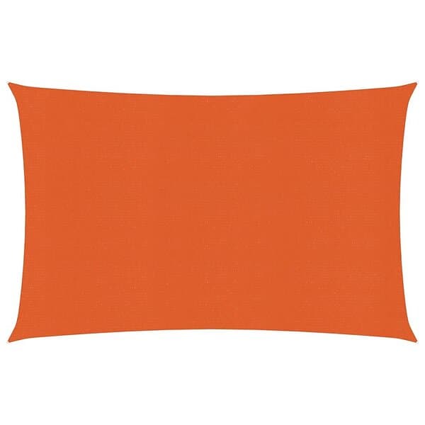 vidaXL Solsegel 160g/m² orange 2x3 m HDPE