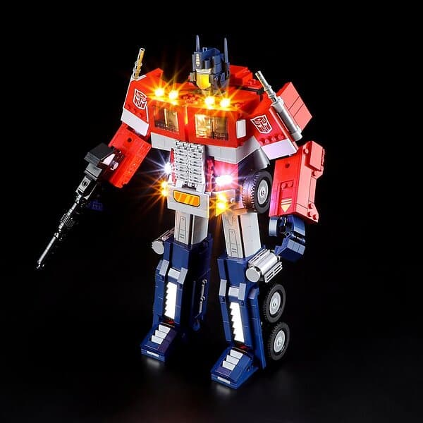 Lightailing Light Kit Belysning till LEGO 10302 Icons Optimus Prime LGK523