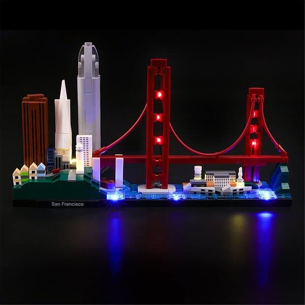 Lightailing Light Kit Belysning till LEGO 21043 Architecture San Francisco LGK103